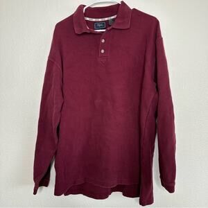 Roper Ribbed Long Sleeve Henley XL